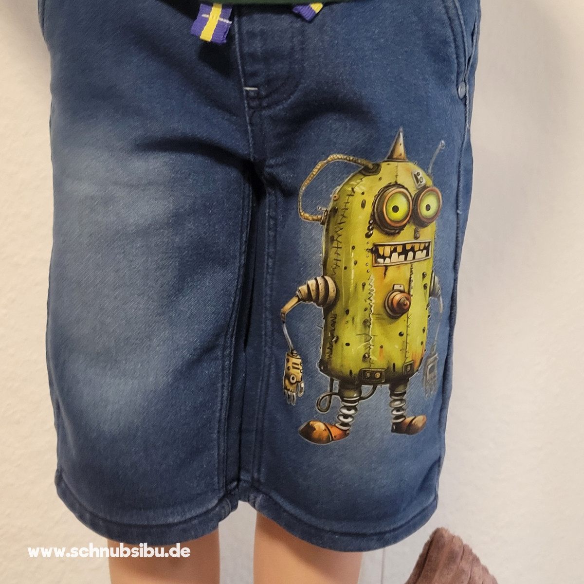 Bügelbild Steampunk Robot